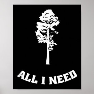 Poster Forêt d'arbres Nature randonnée De l'environnement