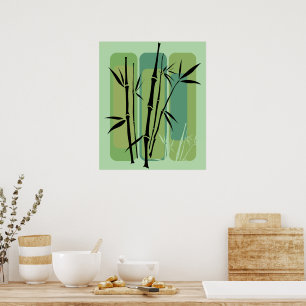 Poster Forêt de bambou