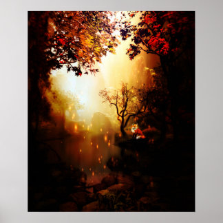 Poster forêt de fox