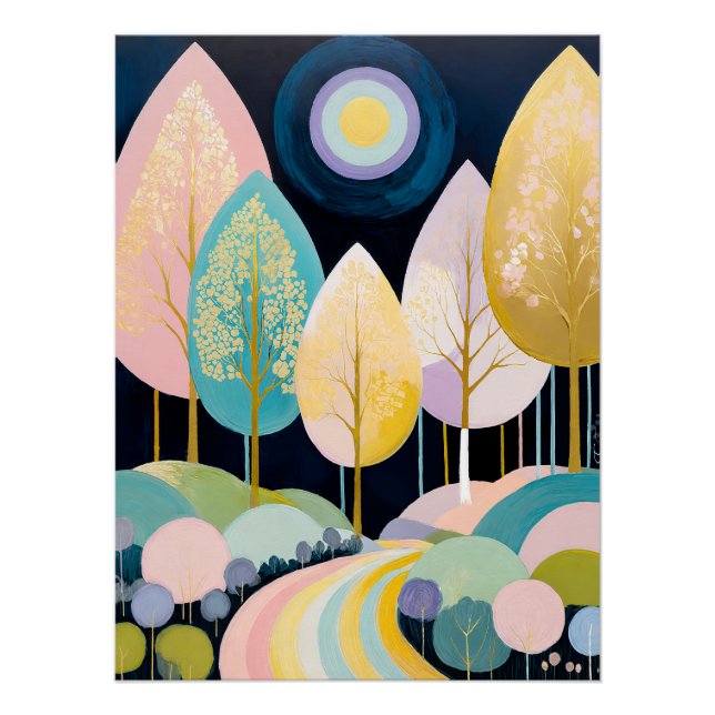 Poster Forêt de Lumina (Devant)