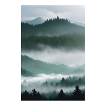 Forêt de montagne Misty