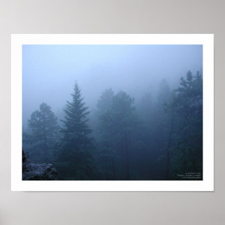 Poster Forêt d'octobre