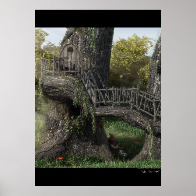 Poster Forêt enchantée (Devant)