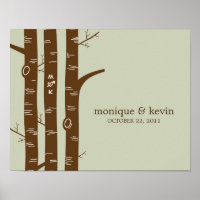 Forêt moderne Art mur personnalisé - Sage -