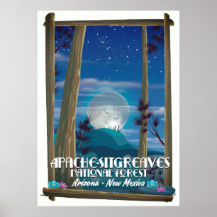 Poster Forêt nationale d'Apache-Sitgreaves
