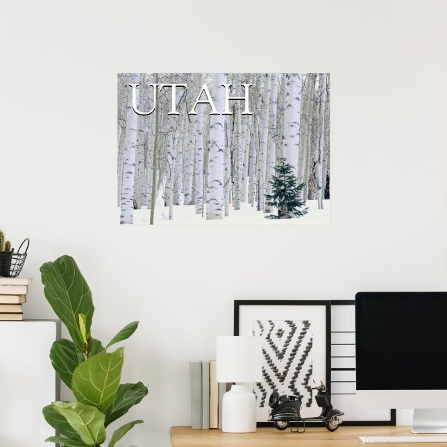 Poster Forêt nationale de Manti-LaSal, Utah (Bureau à domicile)
