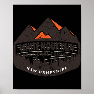Poster Forêt nationale de White Mountain, New Hampshire,