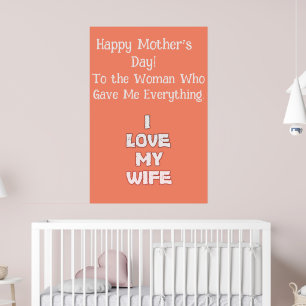 Poster Forever Grateful : Bonne fête des mères avec amour