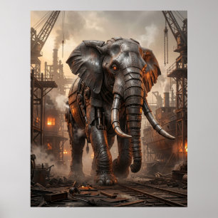 Poster Forge Iron Elephant