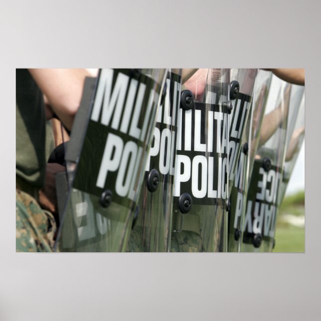 Poster Formation de contrôle des émeutes (Devant)