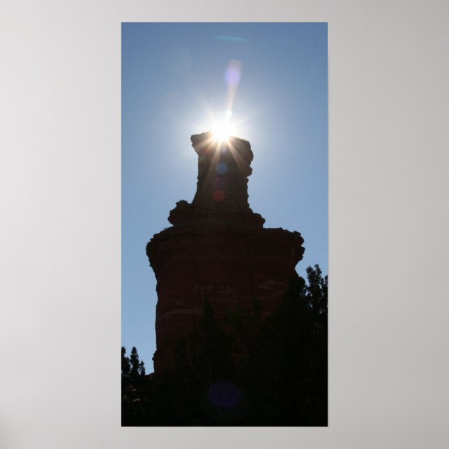 Poster Formation de Lighthouse Rock dans le canyon de Pal (Devant)