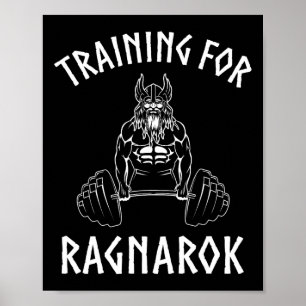 Poster Formation Viking Pour Ragnarok Shirt Norse Gym