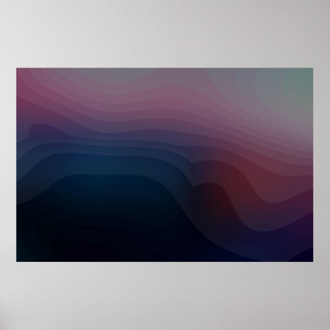 Poster Formations 14b - Art Abstrait violet (Devant)