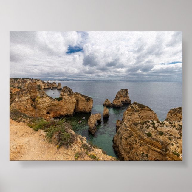 Poster Formations rocheuses en Algarve (Devant)