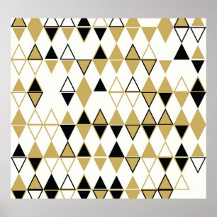 Poster Formes colorées, motif abstrait géométrique