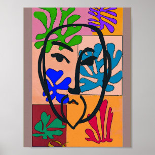 Poster Formes colorées Style Matisse