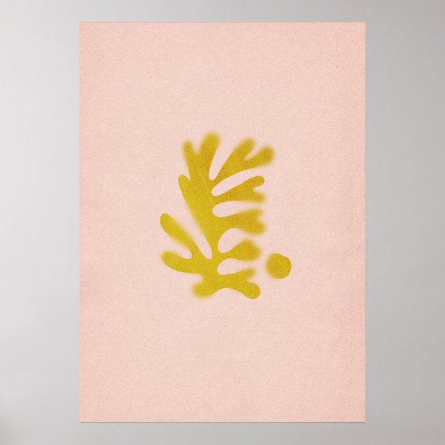 Poster Formes inspirées de Matisse (Devant)