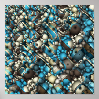 Poster Formes Macro Abstraites