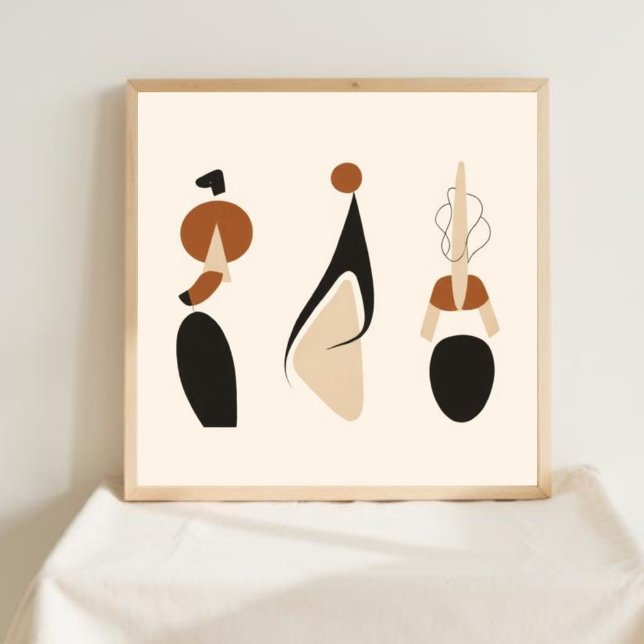 Poster Formes rituelles abstraites (Créateur téléchargé)