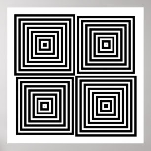 Poster Formes symétriques op 08 d'art seulement