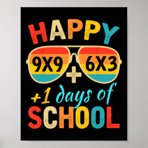 Poster Formule Mathématique 100 Jours D'école Drôle Prof