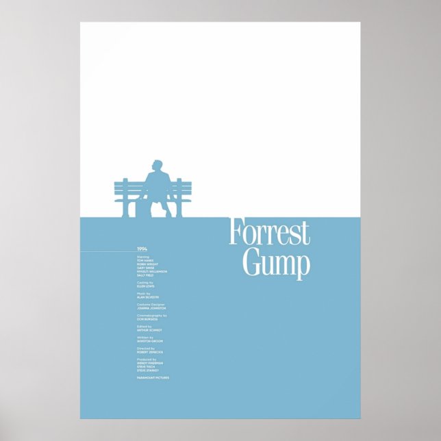 Poster Forrest Gump 1994 (Devant)