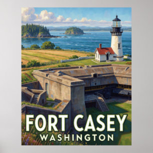 Poster Fort Casey State Park — Washington