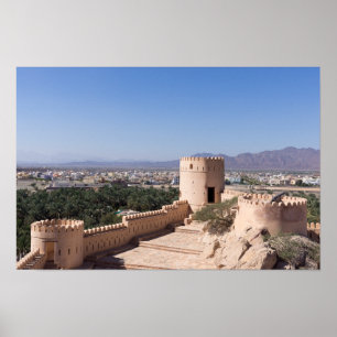 Poster Fort de Nakhl, Oman