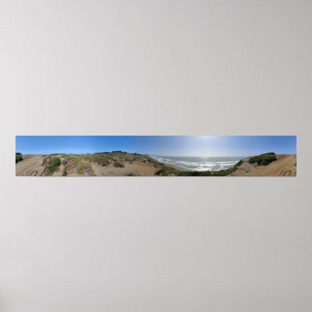 Poster Fort Funston Panorama (Devant)