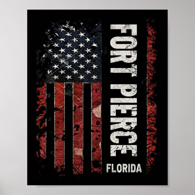 Poster Fort Pierce Floride (Devant)