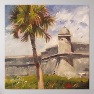 Poster Fort Saint Augustin - Castillo de san Marcos