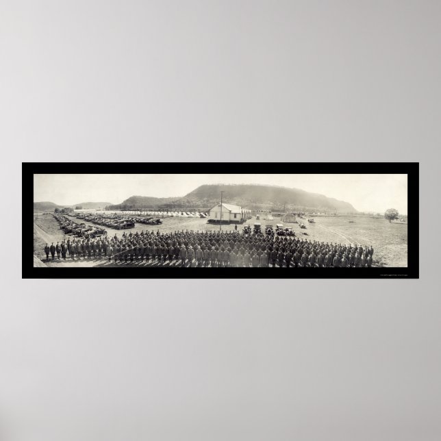 Poster Fort Sam Houston Officier Photo 1919 (Devant)