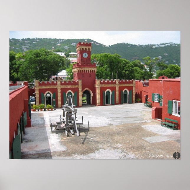 Poster Fort sur St. Thomas (Devant)