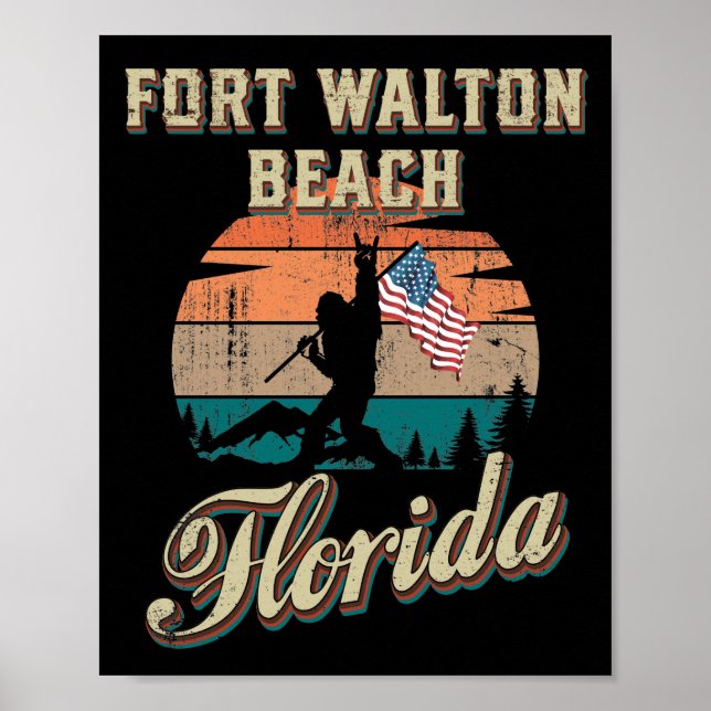 Poster Fort Walton Beach Floride (Devant)