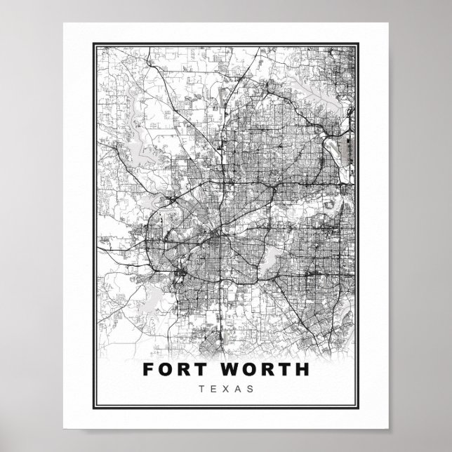 Poster Fort Worth (Devant)