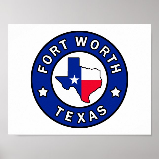 Poster Fort Worth Texas (Devant)