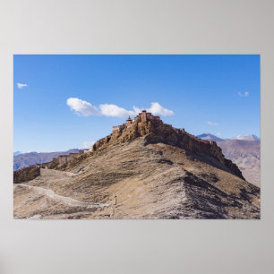 Poster Forteresse de Gyantse Dzong - Tibet