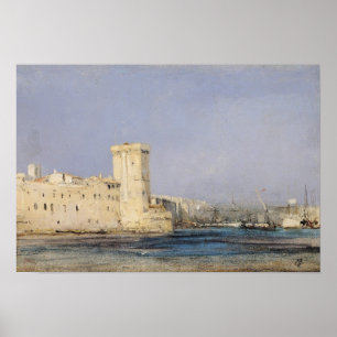 Poster Forteresse marine, 19ème siècle