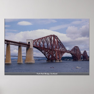 Poster Forth Rail Bridge, Écosse