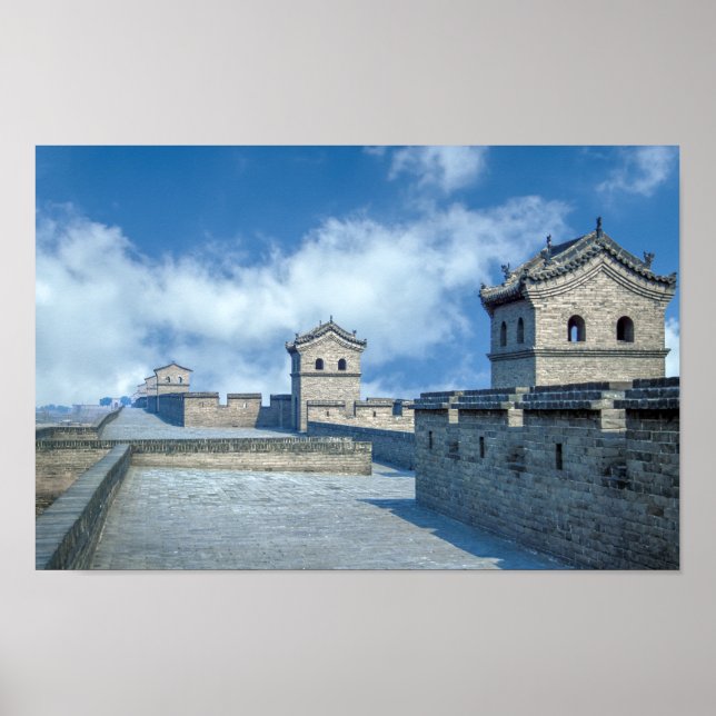 Poster Fortification de la vieille ville de Pingyao - Chi (Devant)