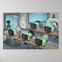 Poster Forumwarz Internet Café