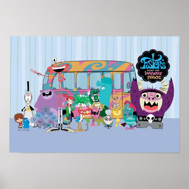 Poster Foster's Home for Imaginary Friends | Bus scolaire (Devant)