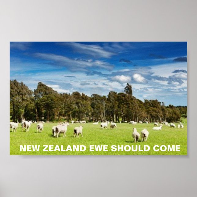 Poster FOTC Nouvelle-Zélande Ewe devrait venir (Devant)