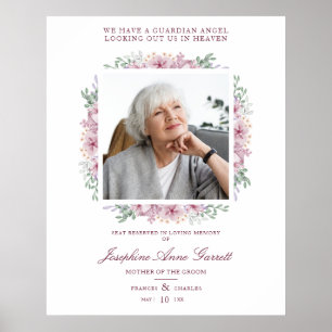 Póster Foto Erinnerung Hochzeit Liebe Ones Pink Sh Poster