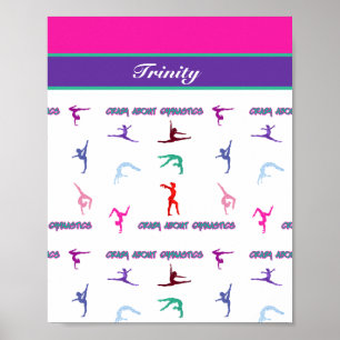 Poster Fou de la gymnastique