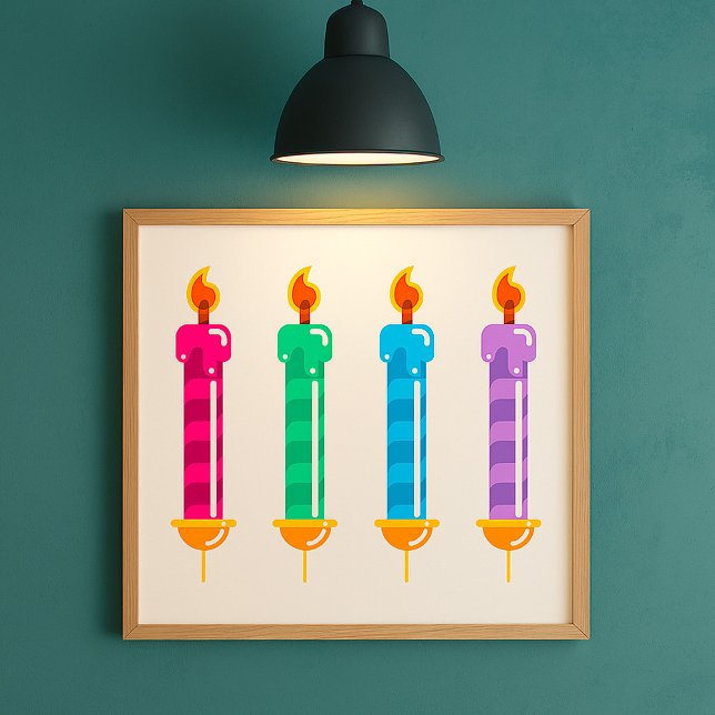 Poster Four Candles (Créateur téléchargé)