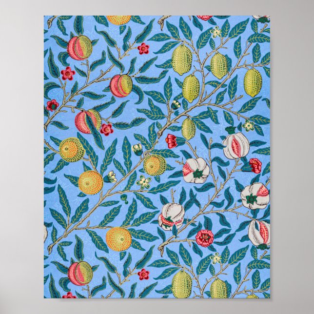 Poster Four Fruit, William Morris (Devant)