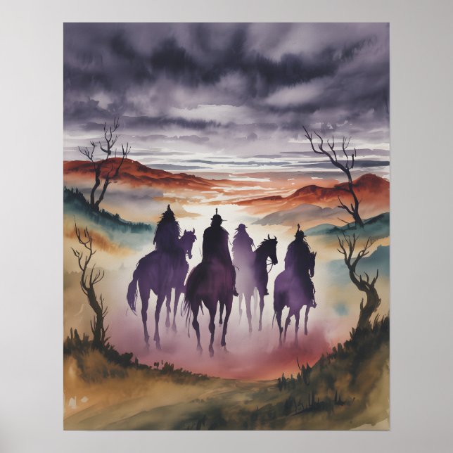 Poster Four Horsemen (Devant)