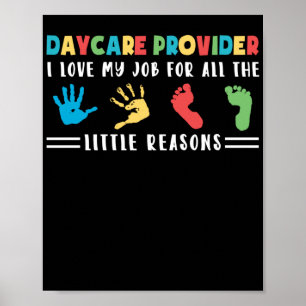Poster Fournisseur De GarderieJ'Aime Mon Travail Pour Tou