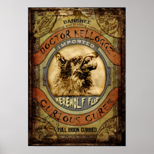 Poster Fourrure Werewolf